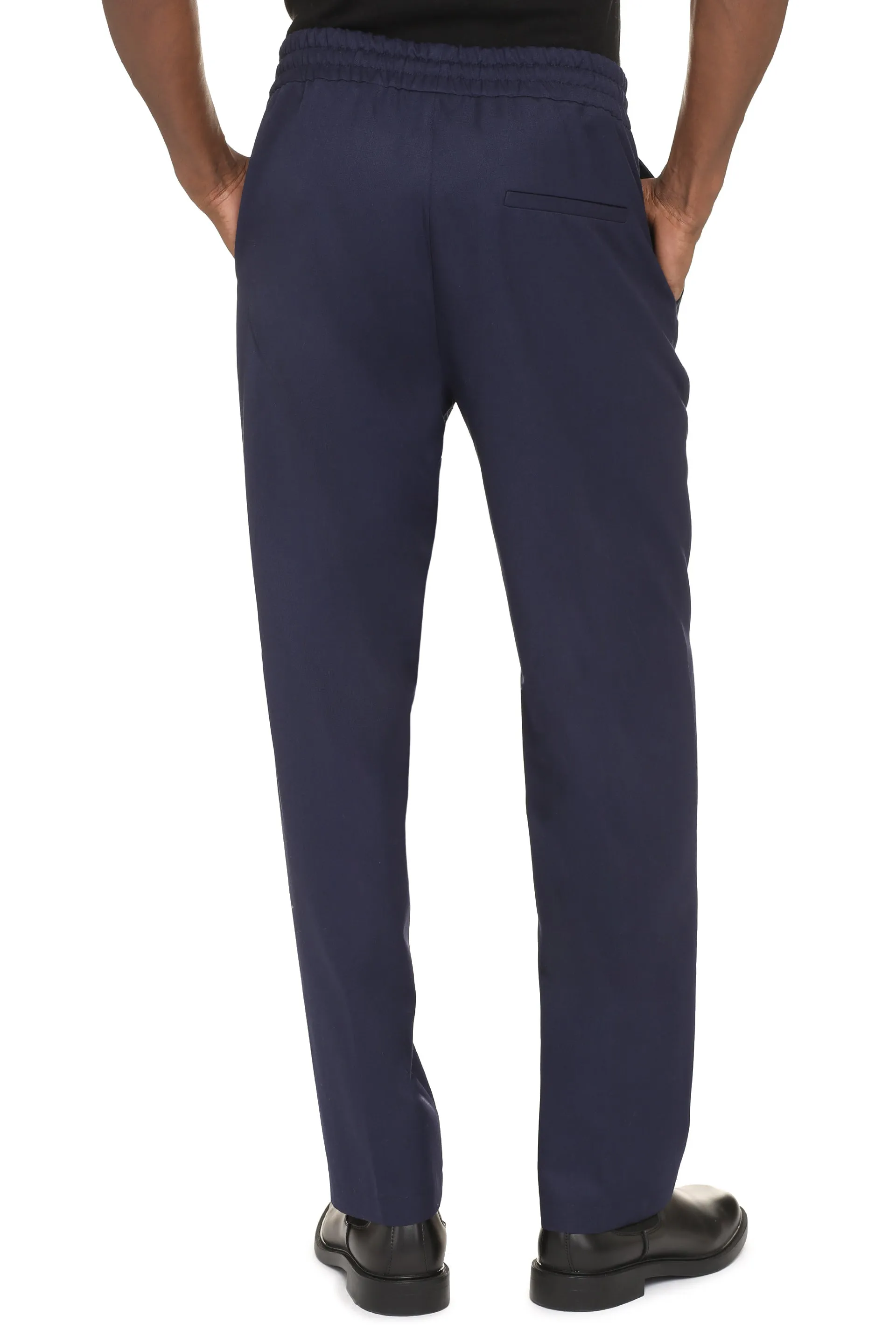Drôle de Monsieur Pantaloni Droit in misto lana