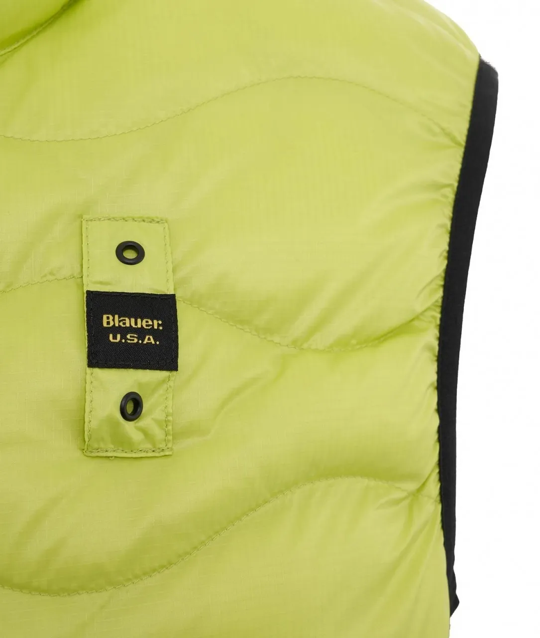 Eco piumino smanicato giao giallo