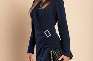 Elegante mini abito Farna, blu scuro