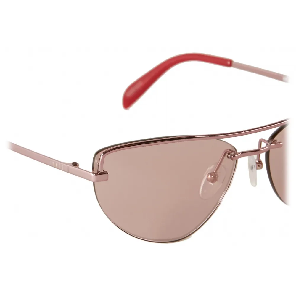 Emilio Pucci - Occhiali da Sole Cat-Eye - Rosa Rosato Rosso Rubino - Occhiali da Sole - Emilio Pucci Eyewear
