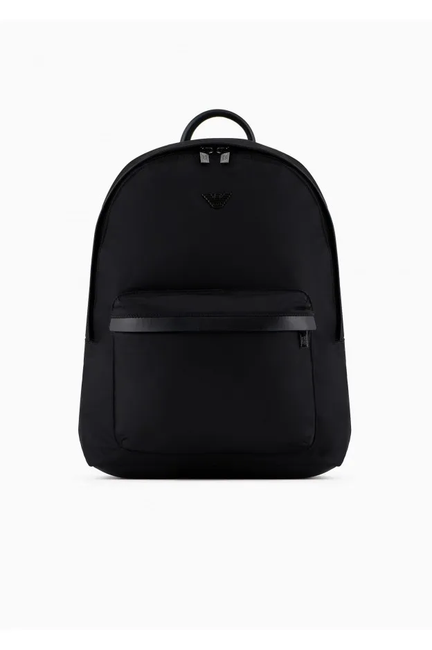 Emporio Armani Zaino in nylon riciclato Armani Sustainability Values