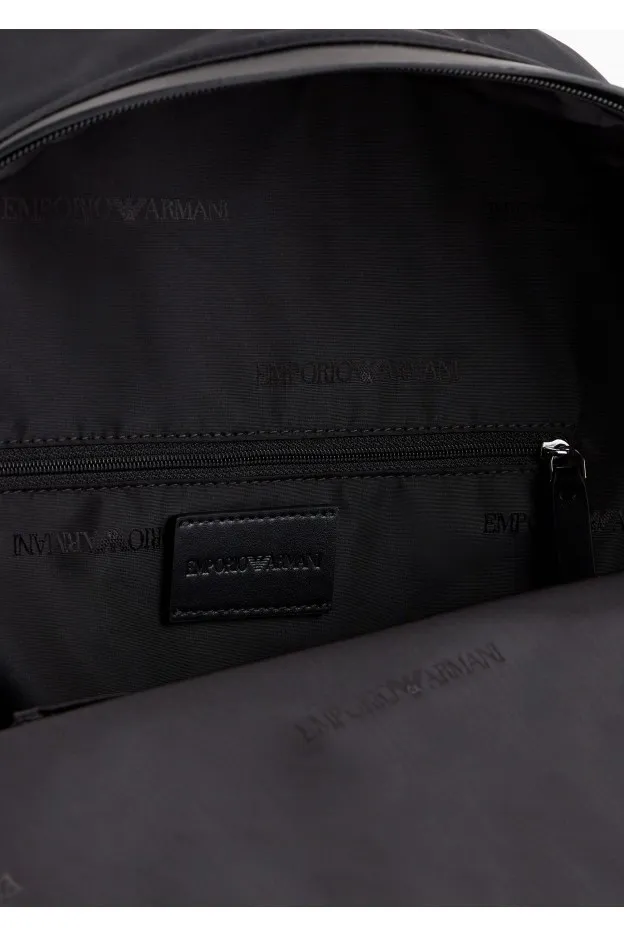 Emporio Armani Zaino in nylon riciclato Armani Sustainability Values