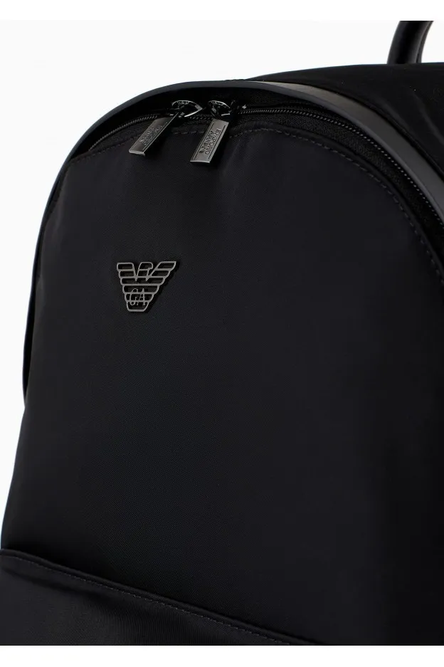 Emporio Armani Zaino in nylon riciclato Armani Sustainability Values