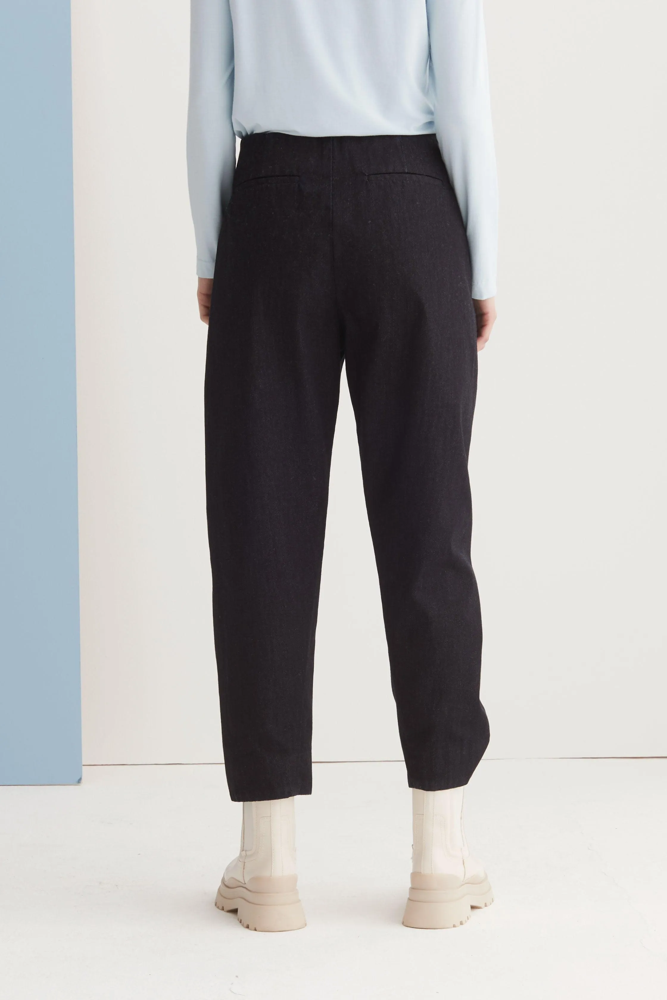 European Culture  ---------    ------------Pantalone Denim Baggy 05EU 4101
