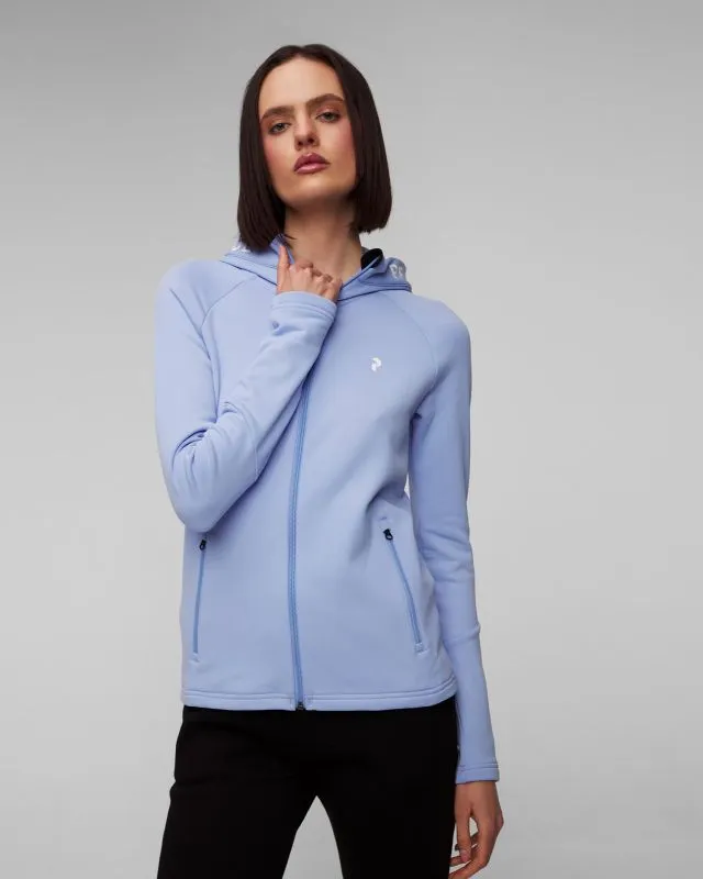 Felpa con cappuccio da donna Peak Performance Rider Zip