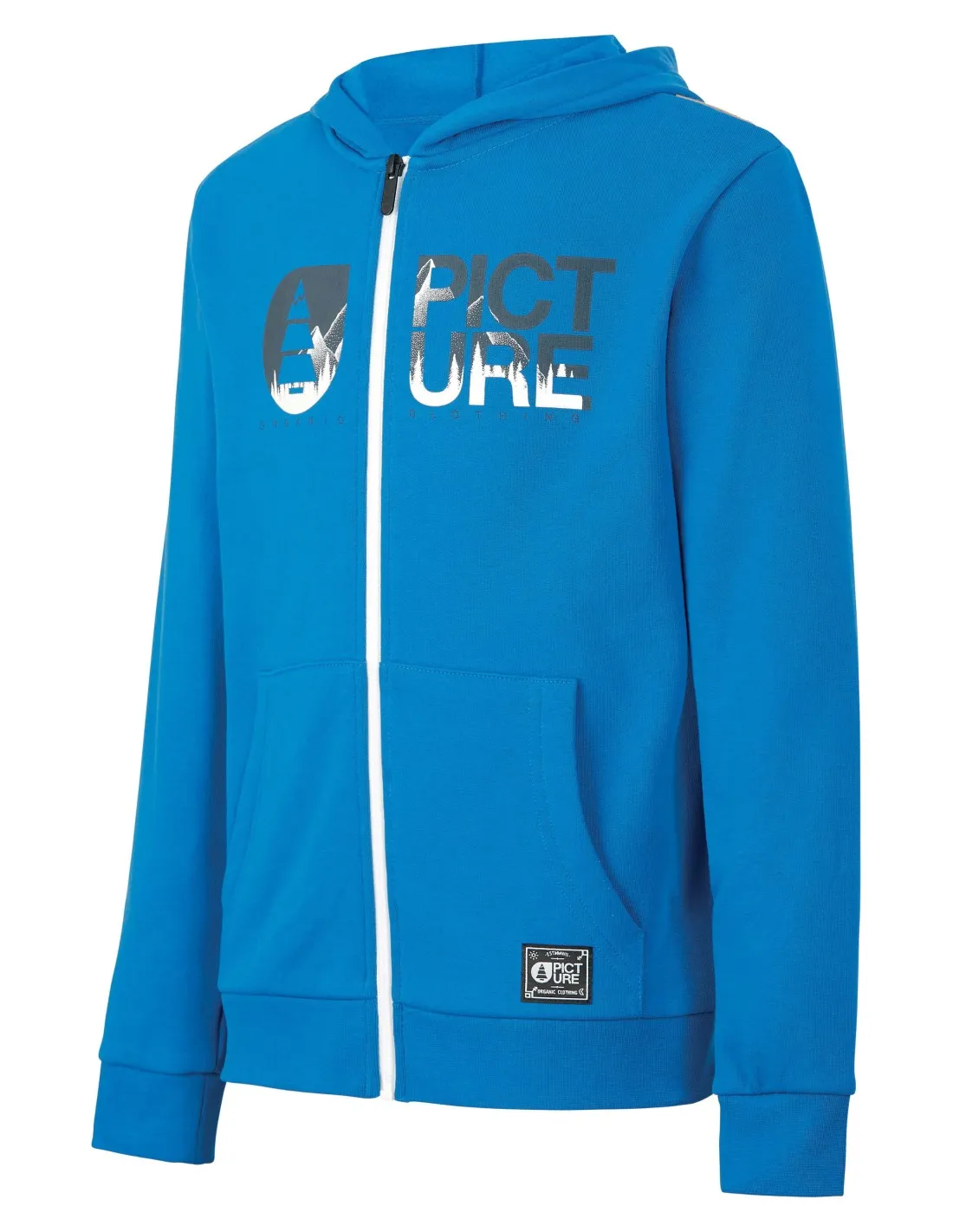 Felpa con cappuccio Picture Basement Zip Hoody Kids Blu