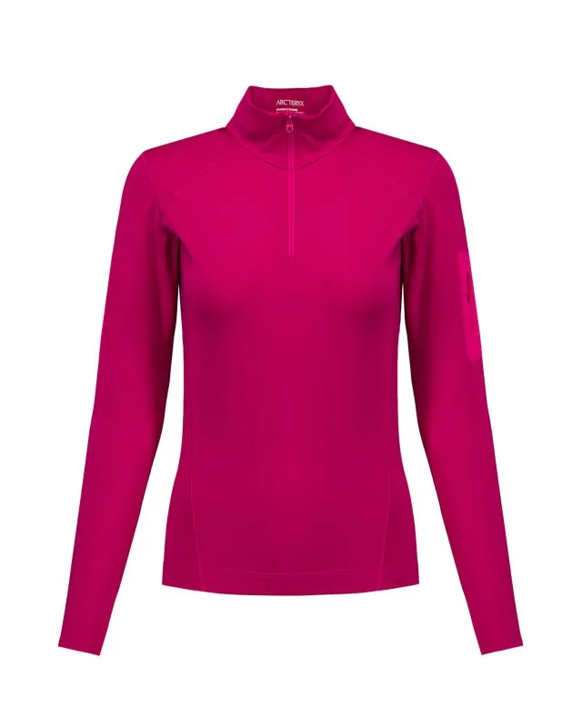 Felpa da donna Arcteryx RHO LT Zip Neck W