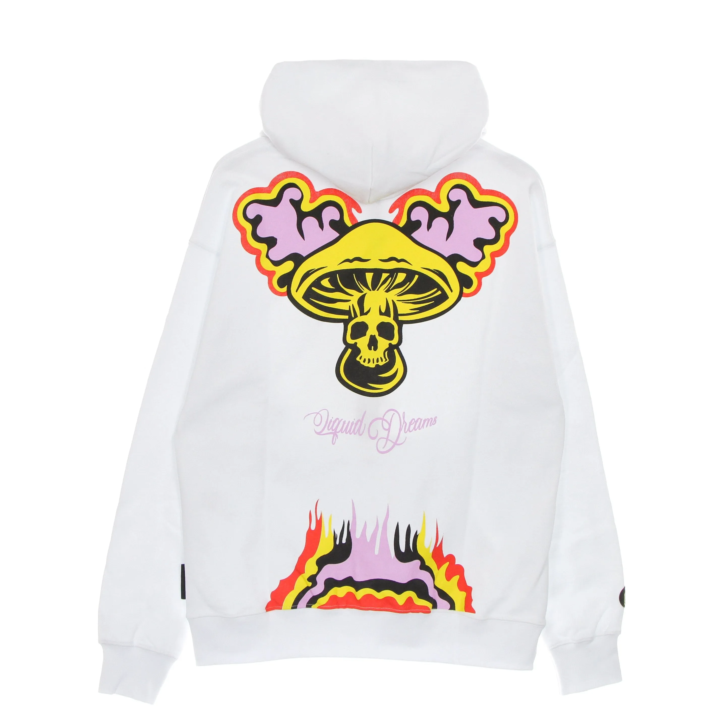 Felpa Leggera Cappuccio Uomo Steam Liquid Dreams White