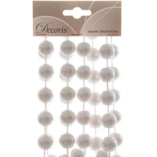 Filare di perline bianco cm 270