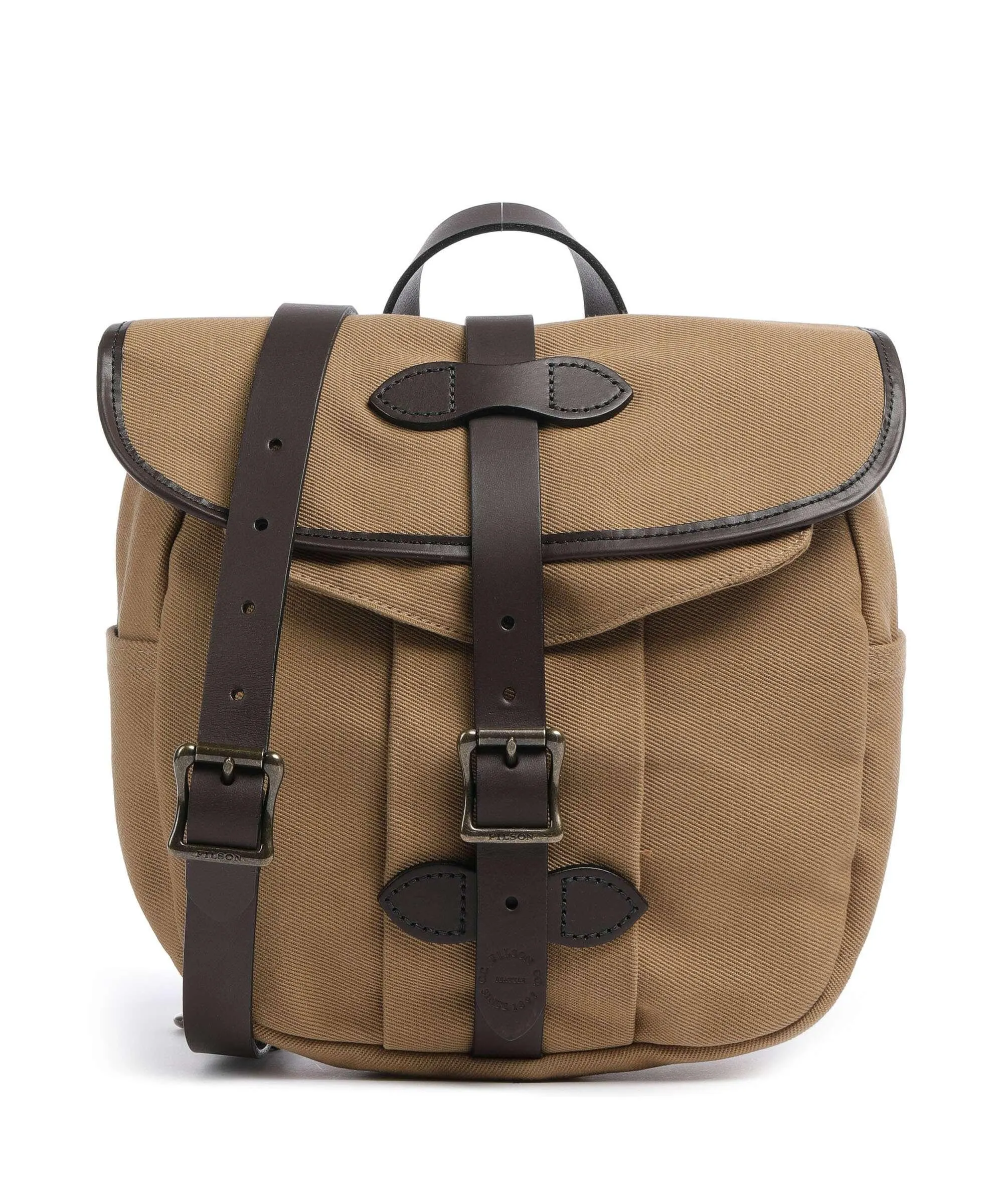  Filson Rugged Twill Borsa a tracolla cotone marrone chiaro  