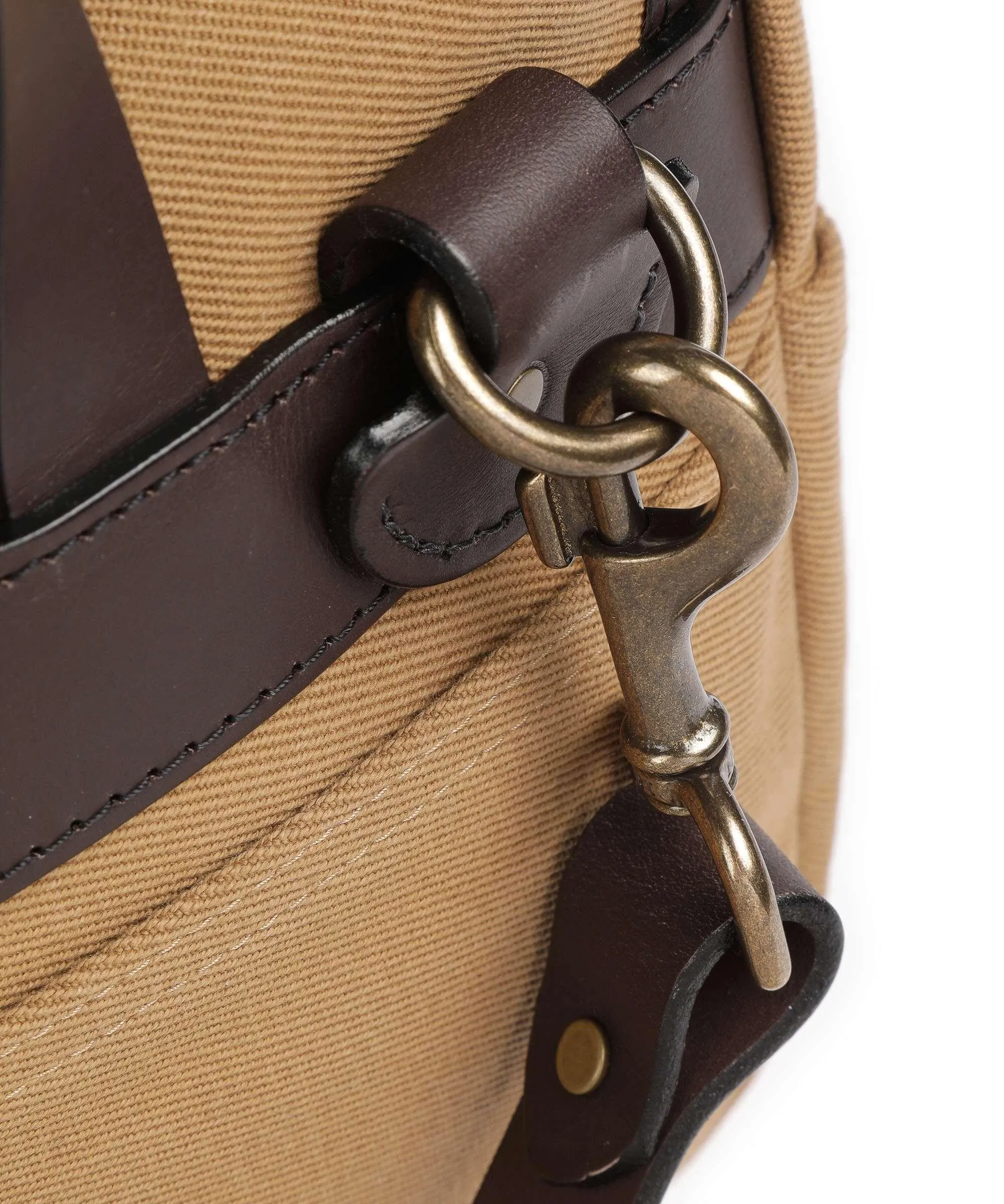  Filson Rugged Twill Borsa a tracolla cotone marrone chiaro  