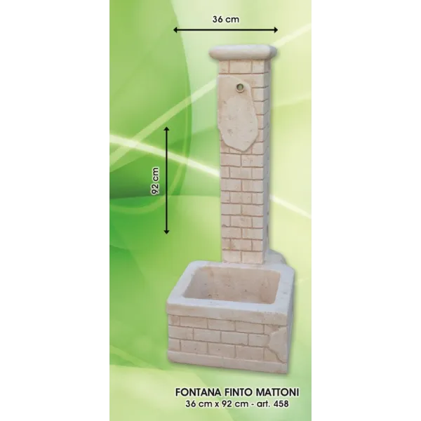 Fontana Finto Mattone