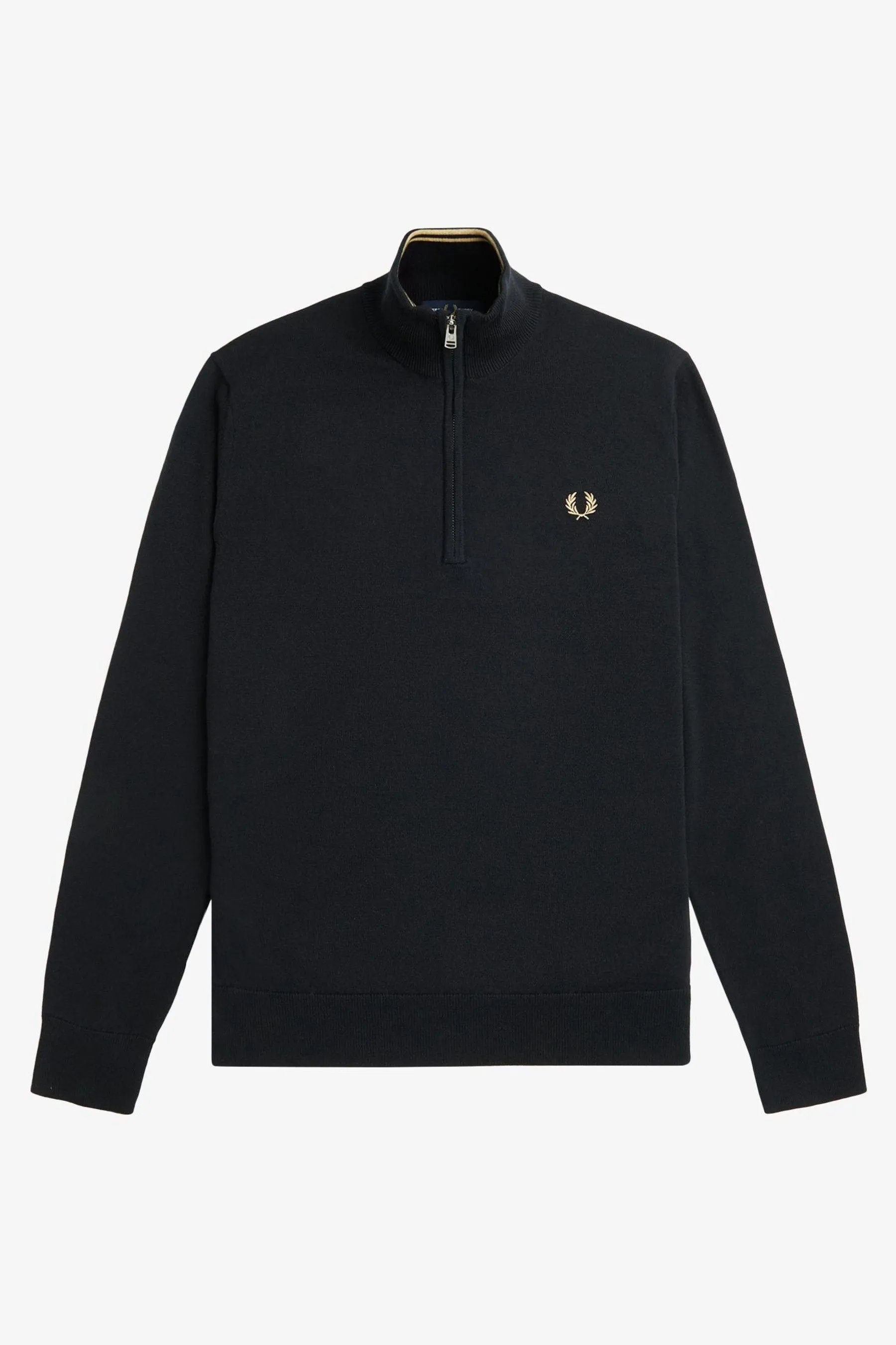Fred Perry Classic Half Zip Knitted Jumper    