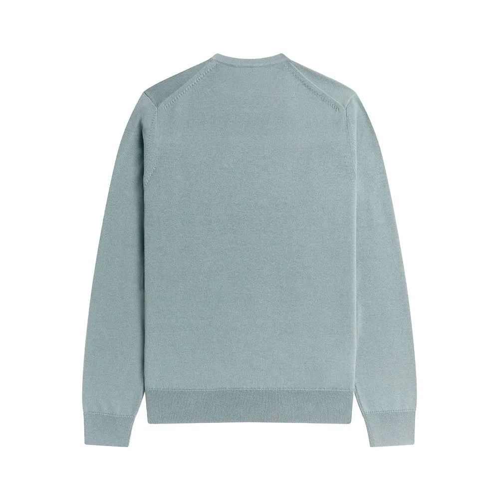Fred Perry Maglione Girocollo Azzurro Uomo