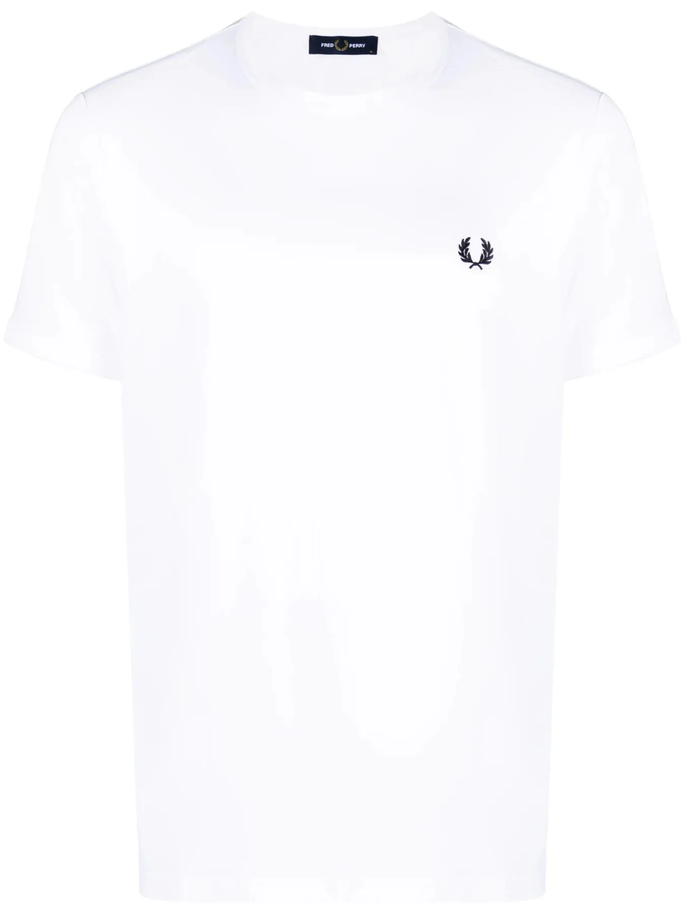 Fred Perry T-shirt Ringer Biancacon Logo