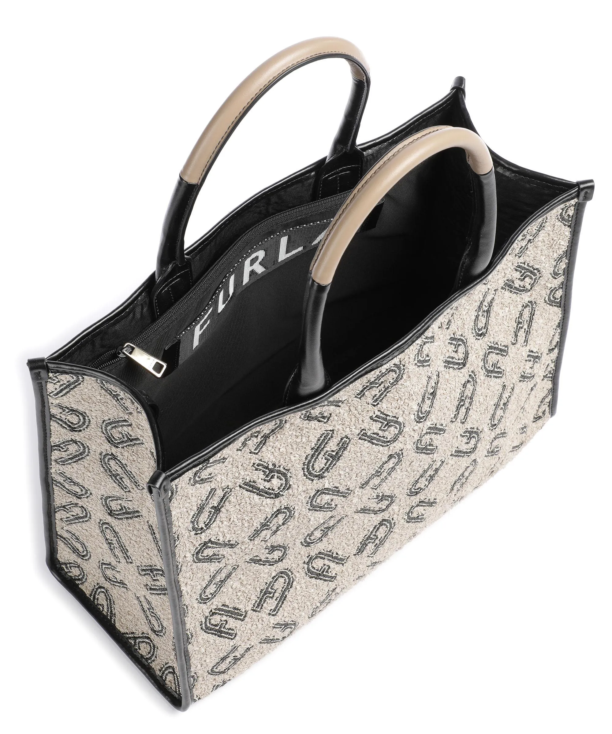  Furla Opportunity L Borsa a mano libro beige  