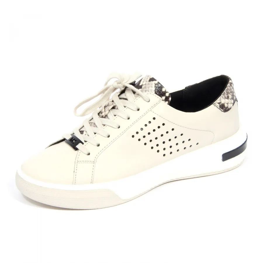 G5430 sneaker donna MICHAEL KORS CODIE LACE UP cream shoe woman