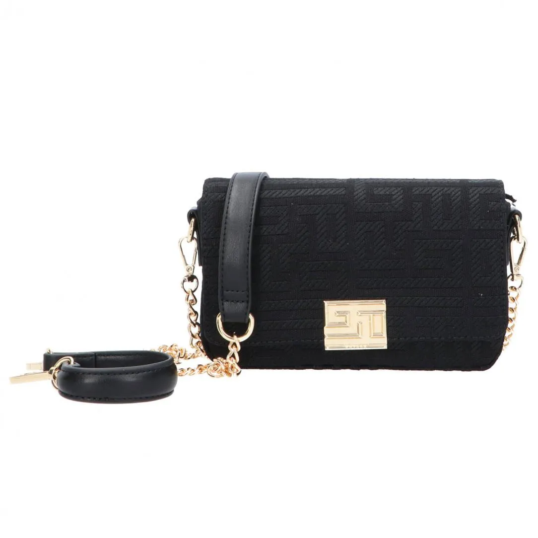 GAACW00205 Mini shoulder canvas monogram Nero