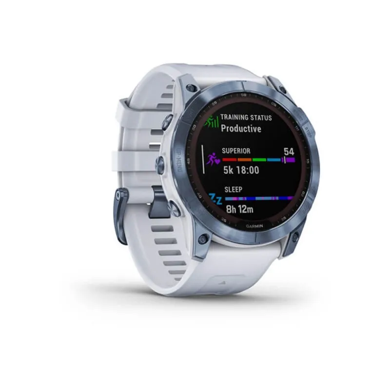 Garmin Fenix 7X Sapphire Mineral Blue Ti/Whitstone