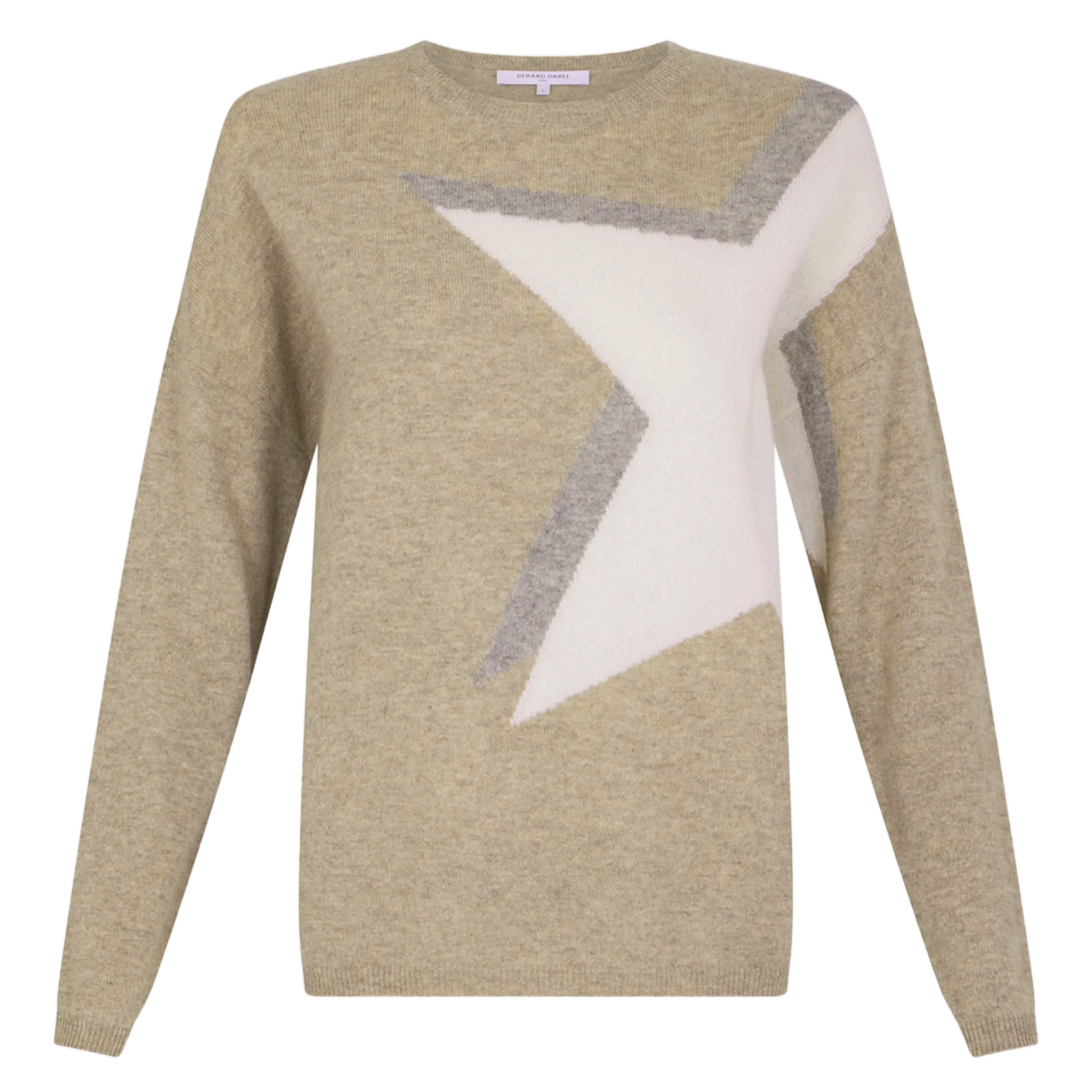  GERARD DAREL   JANELA - Maglione a girocollo in cachemire | Beige