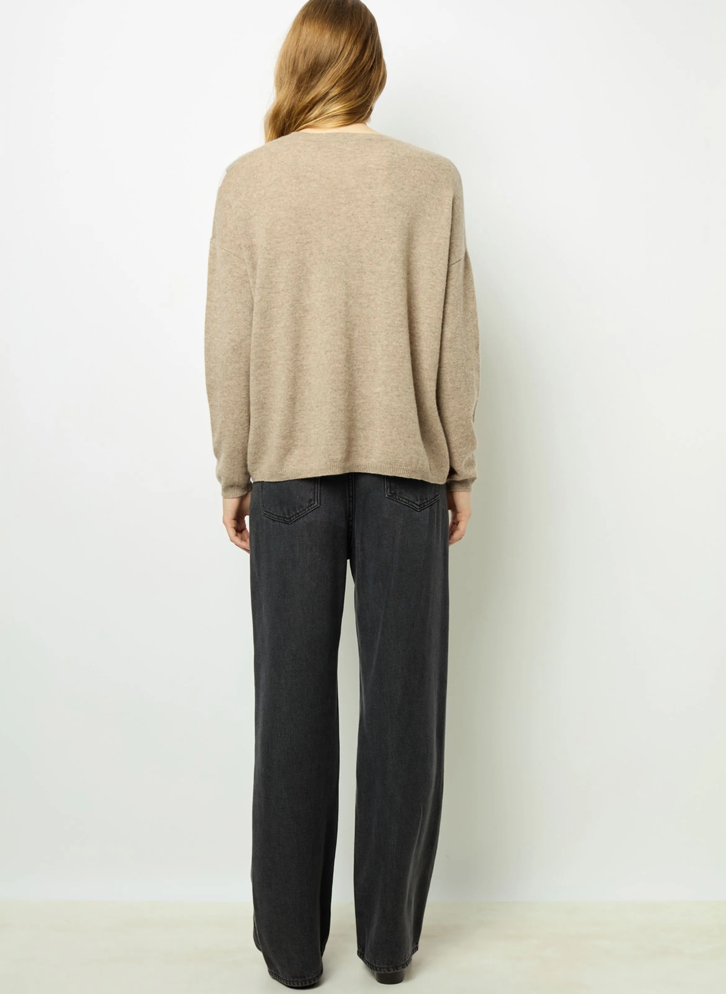  GERARD DAREL   JANELA - Maglione a girocollo in cachemire | Beige