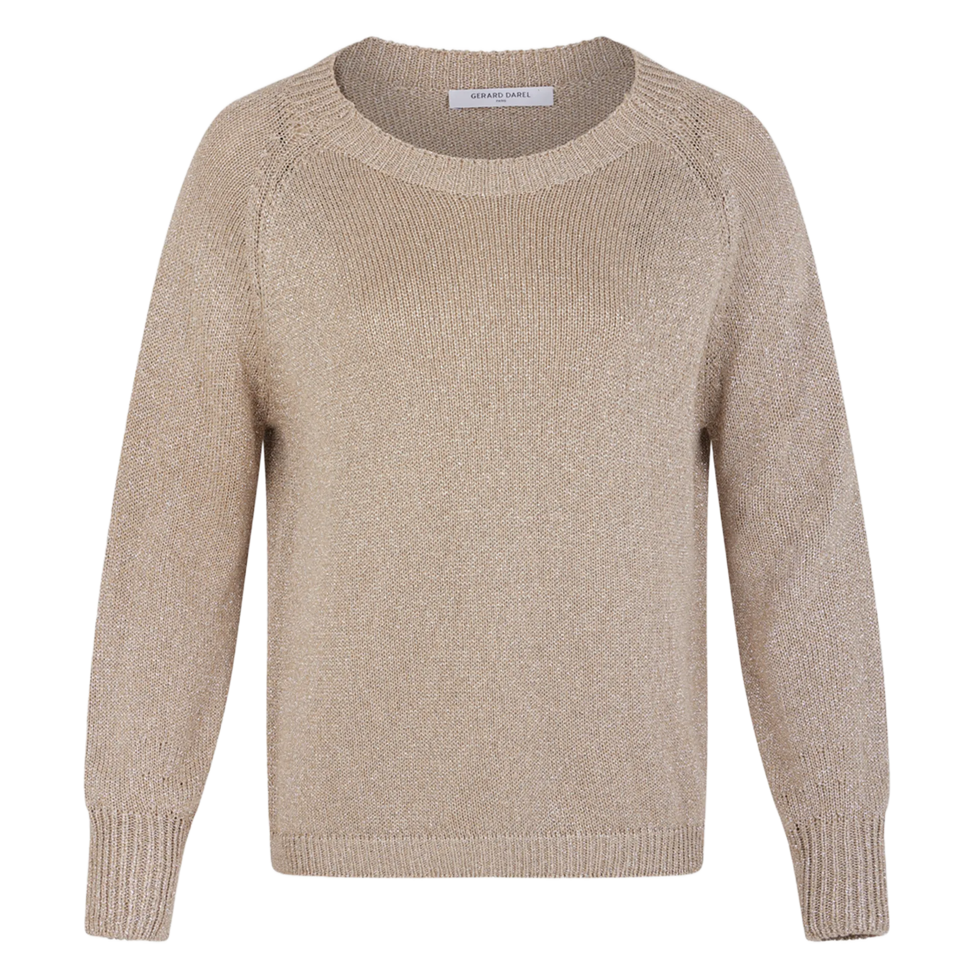  GERARD DAREL   JAYLIN - Maglione sottile con scollo tondo in lurex | Beige