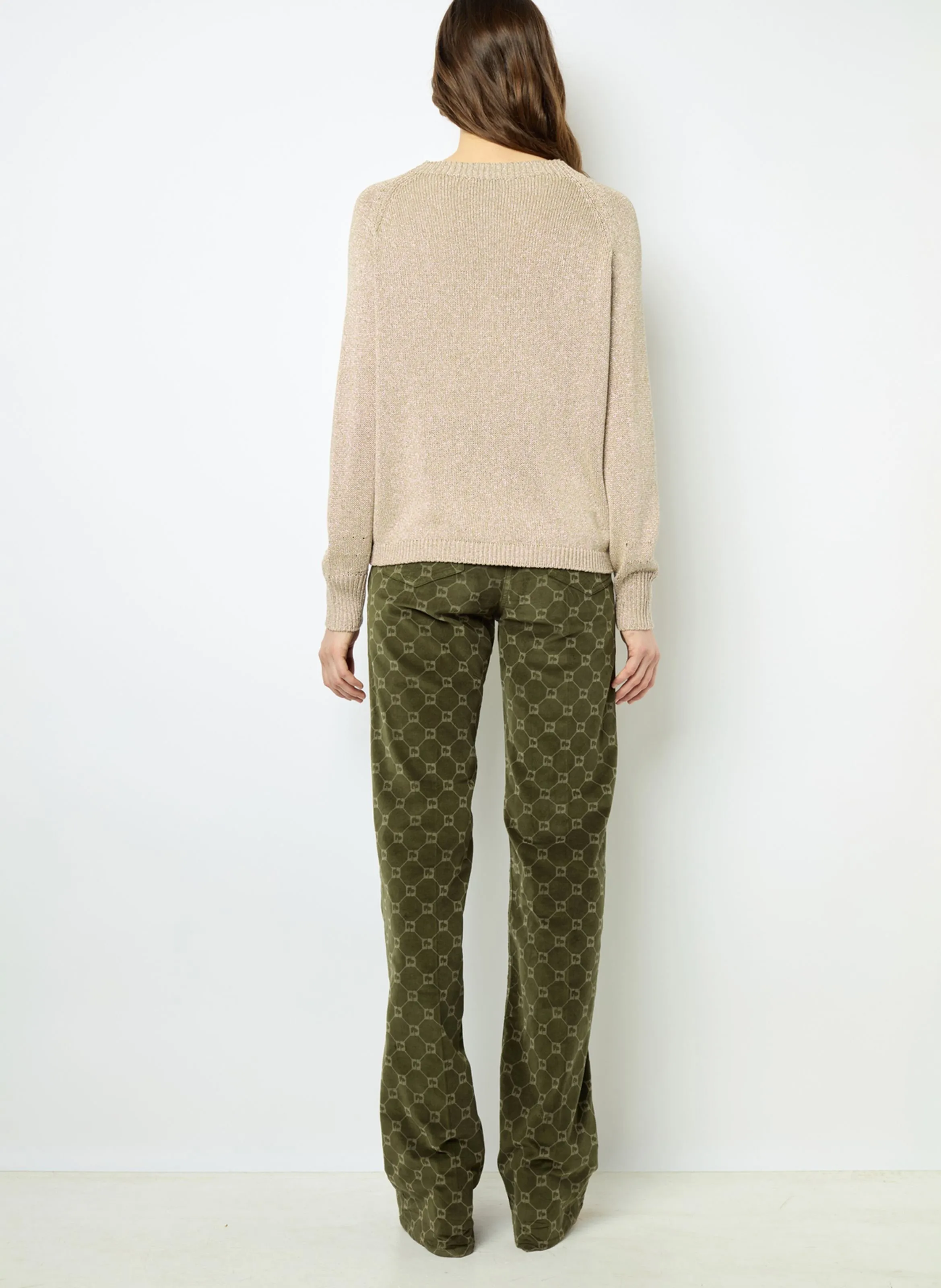  GERARD DAREL   JAYLIN - Maglione sottile con scollo tondo in lurex | Beige