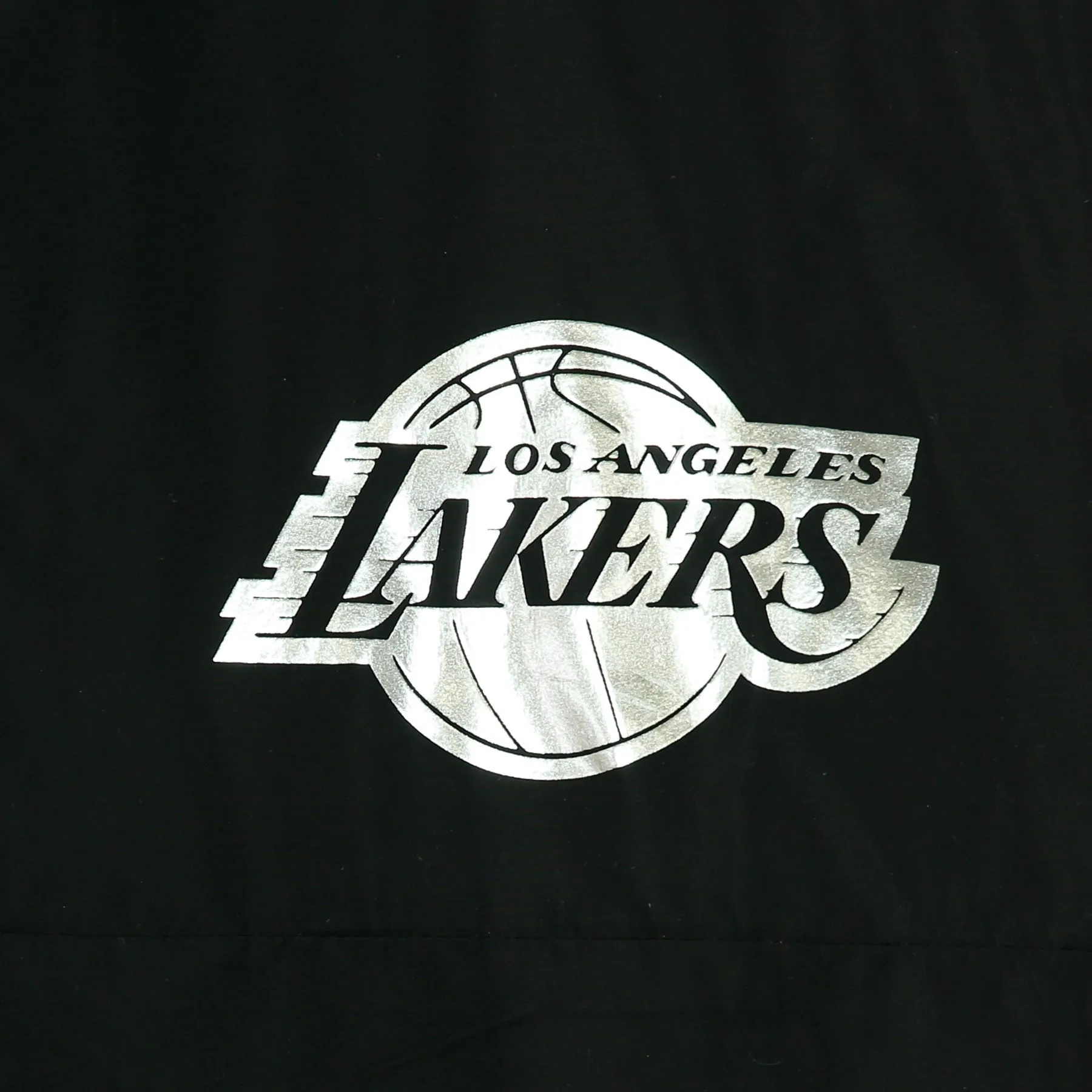 Giacca A Vento Infilabile Uomo Nba Metallic Windbreaker Loslak Black