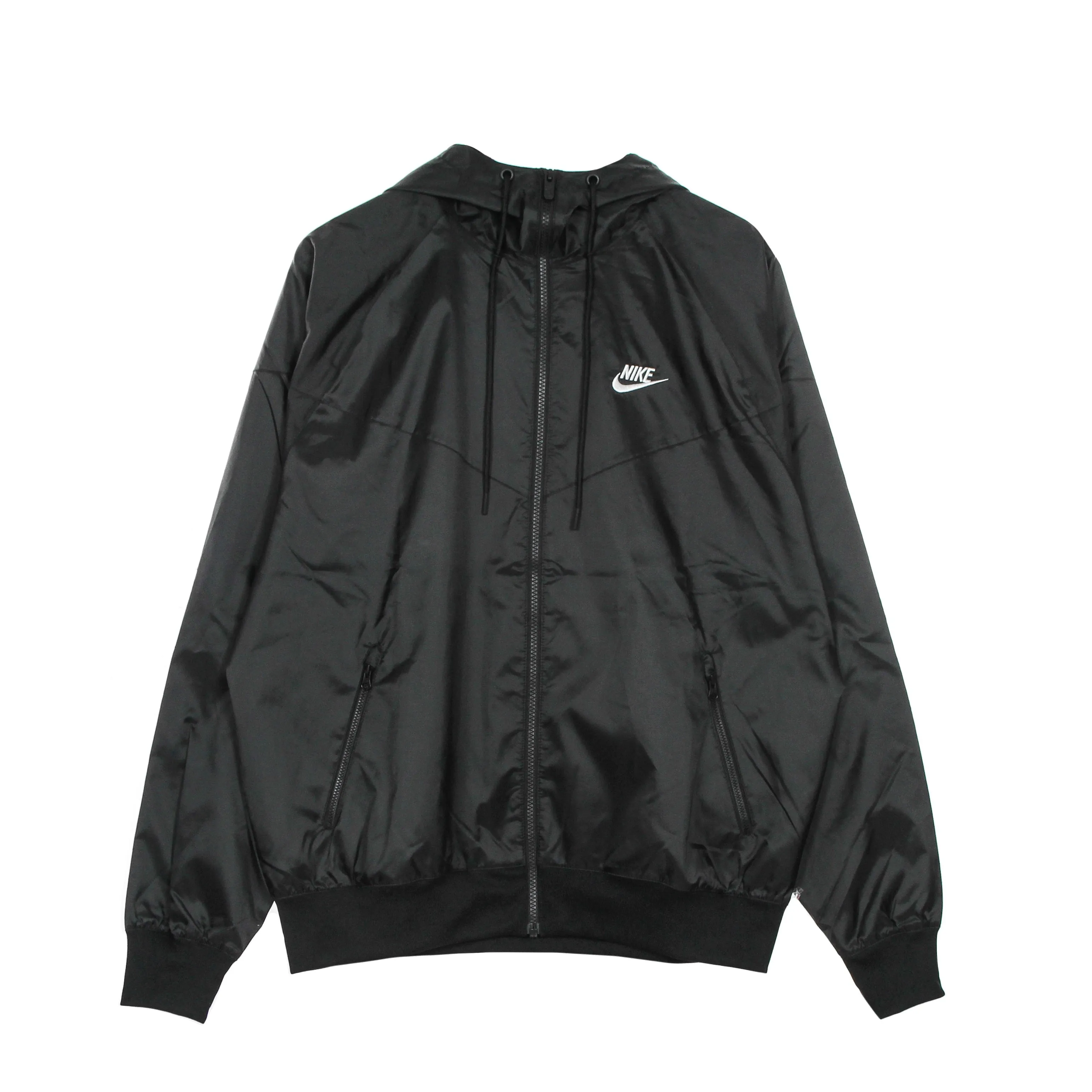 Giacca a Vento Uomo Sportswear Woven Lined Windrunner Hooded Jacket Black/white