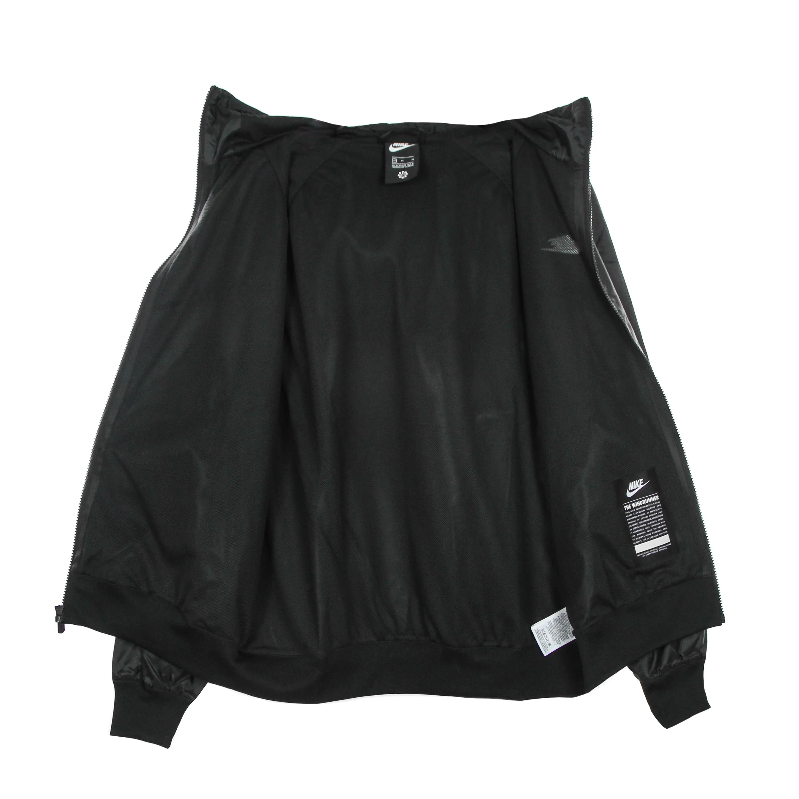 Giacca a Vento Uomo Sportswear Woven Lined Windrunner Hooded Jacket Black/white