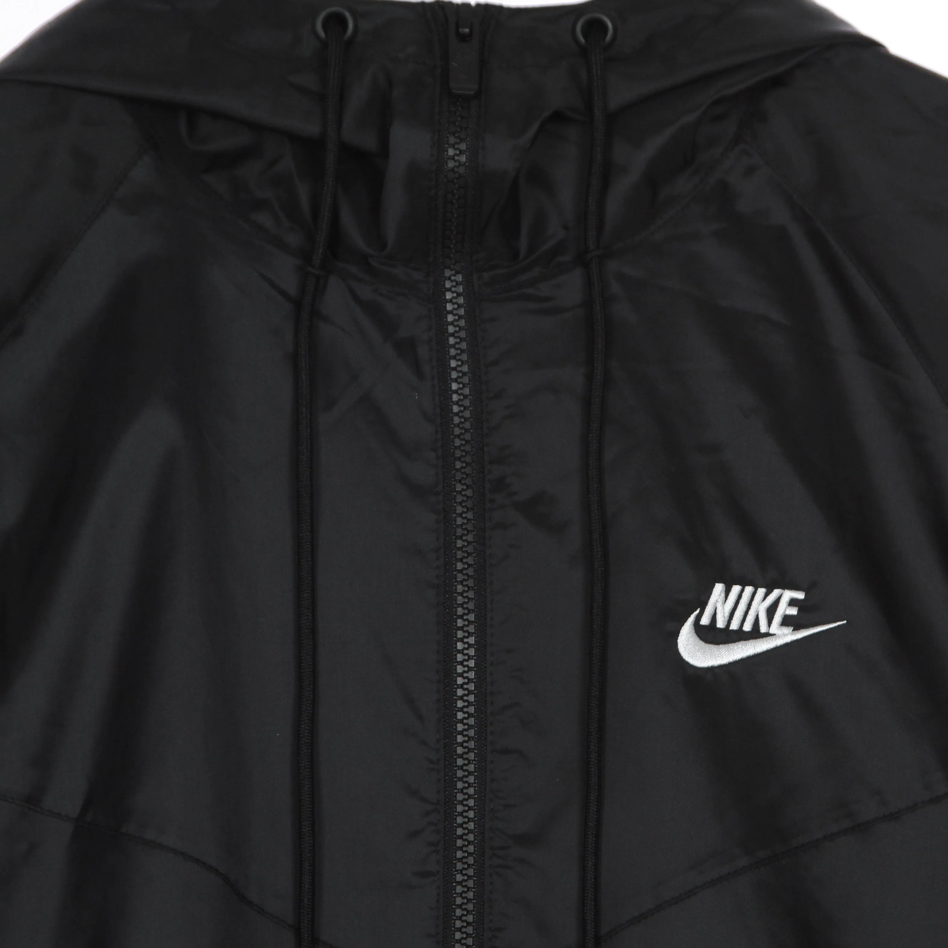 Giacca a Vento Uomo Sportswear Woven Lined Windrunner Hooded Jacket Black/white