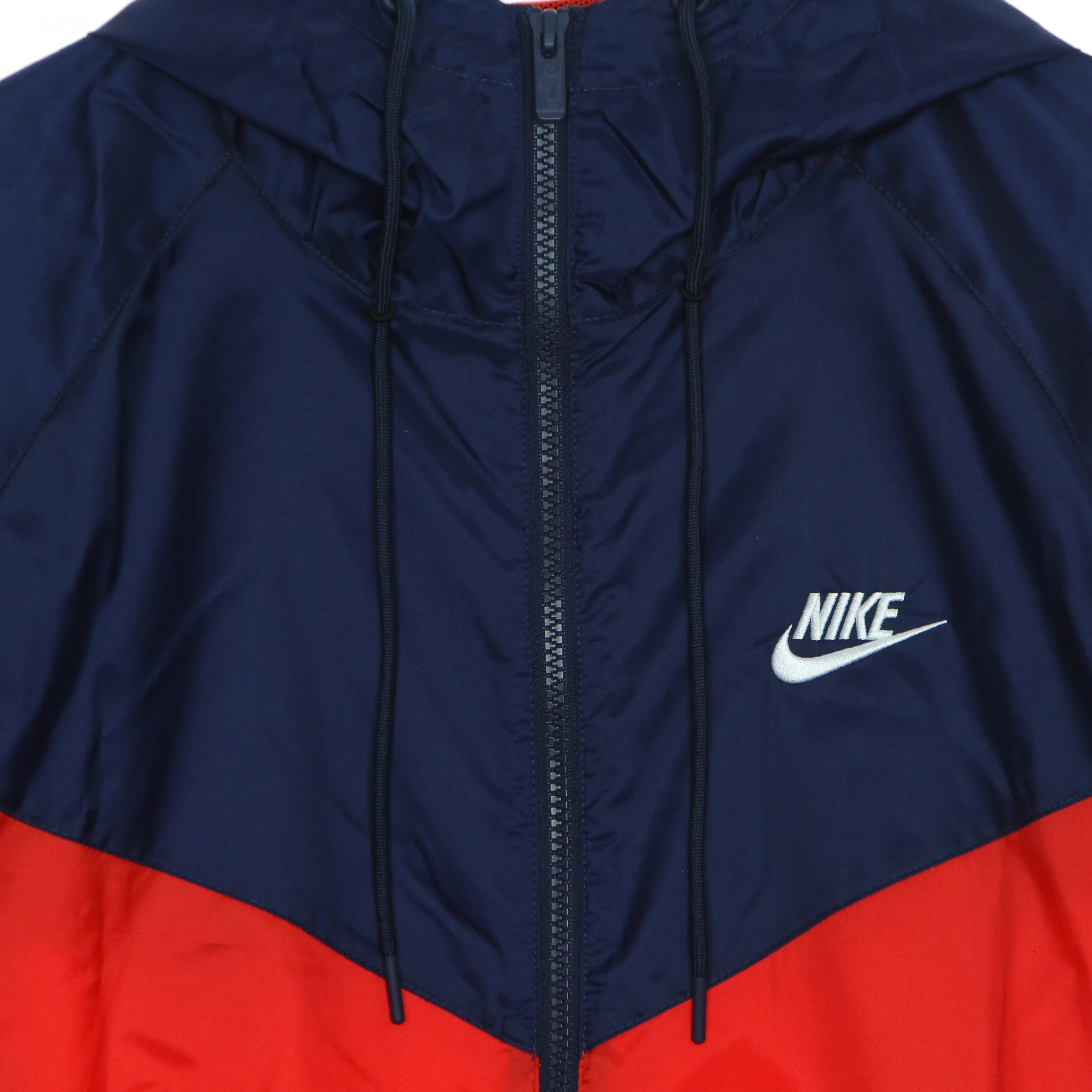 Giacca a Vento Uomo Sportswear Woven Lined Windrunner Hooded Jacket University Red/midnight Navy/white