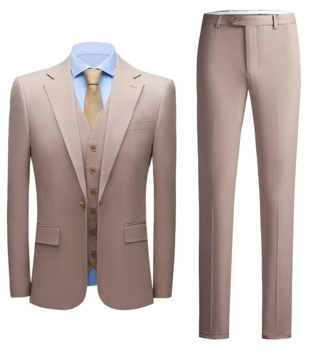 giacca  gilet  pantaloni Abito da uomo casual da lavoro sottile da uomo nuovo 3 pezzi Abito da sposa da sposo per discoteca