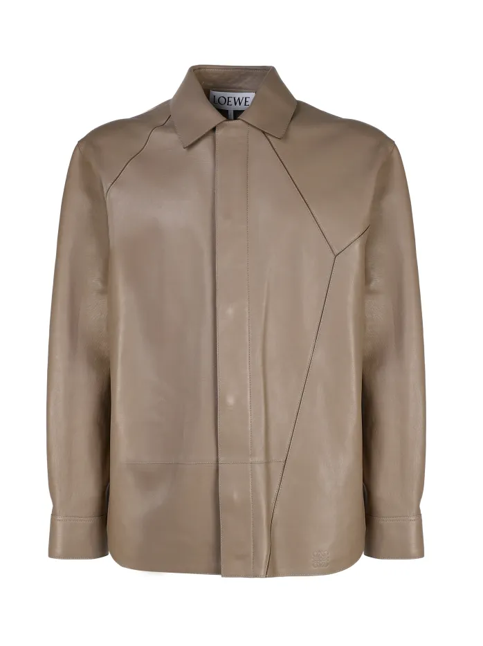 GIACCA PUZZLE IN PELLE
