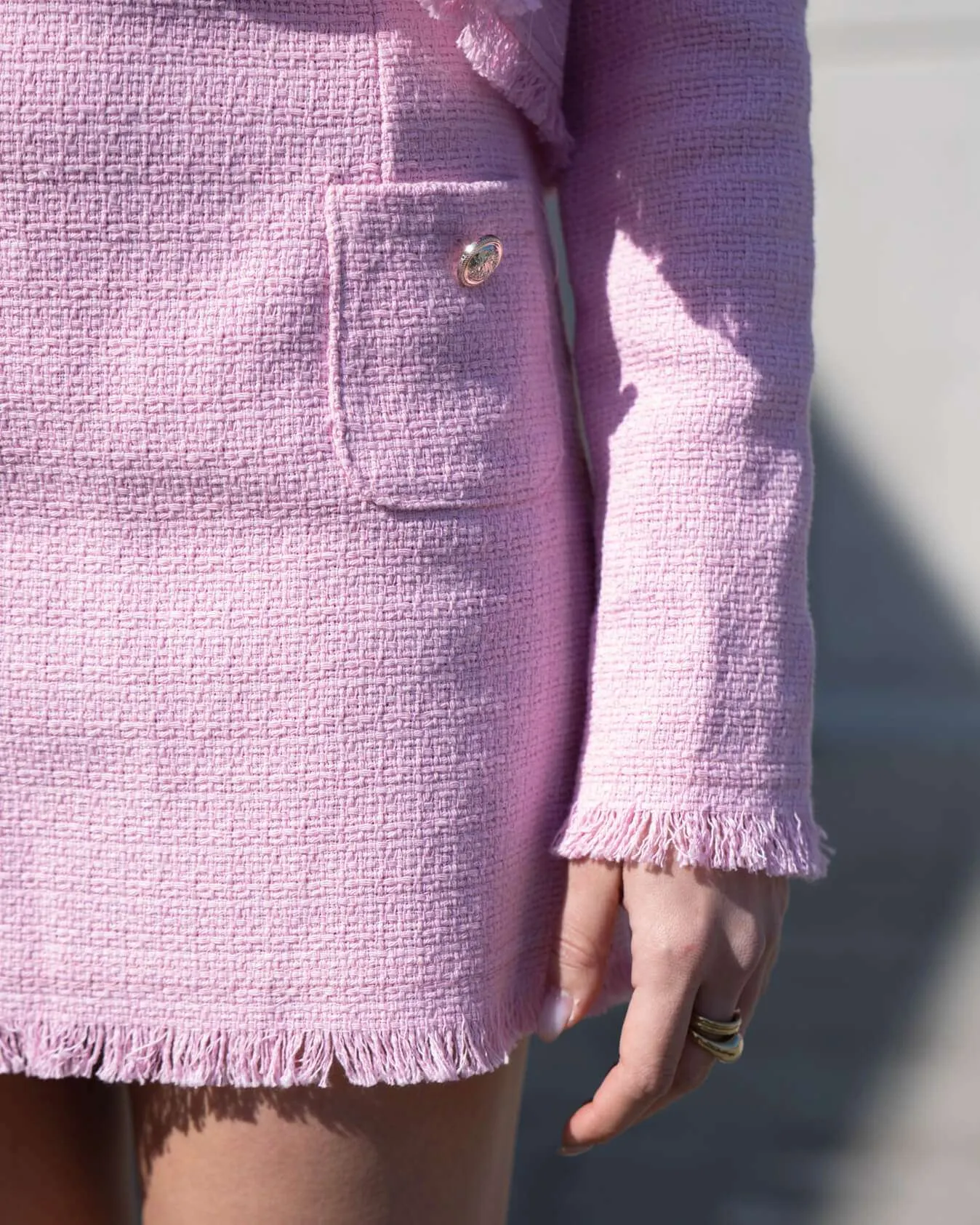 Gonna in tweed - Rosa