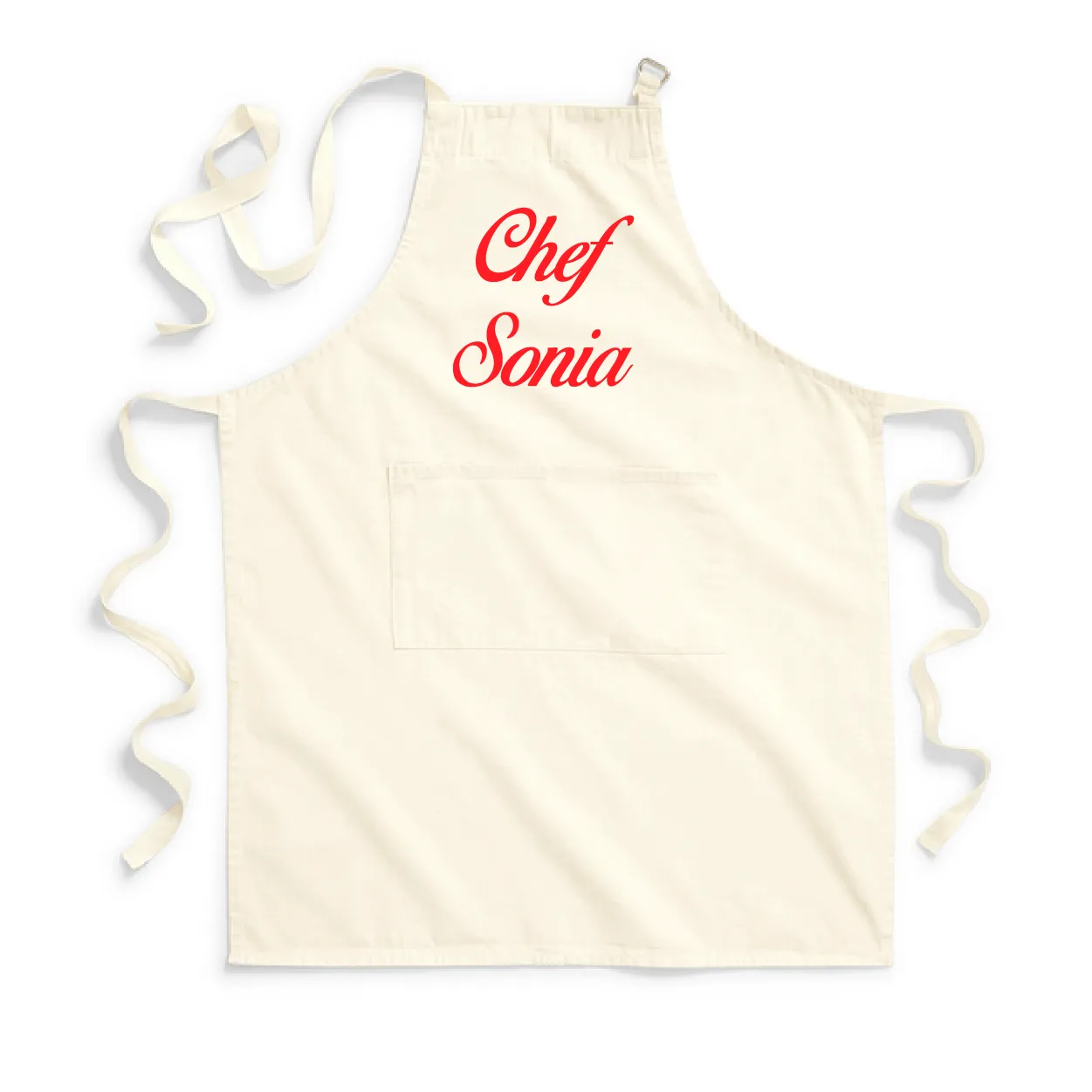 Grembiule chef in 100% cotone Personalizzabile Per Adulti