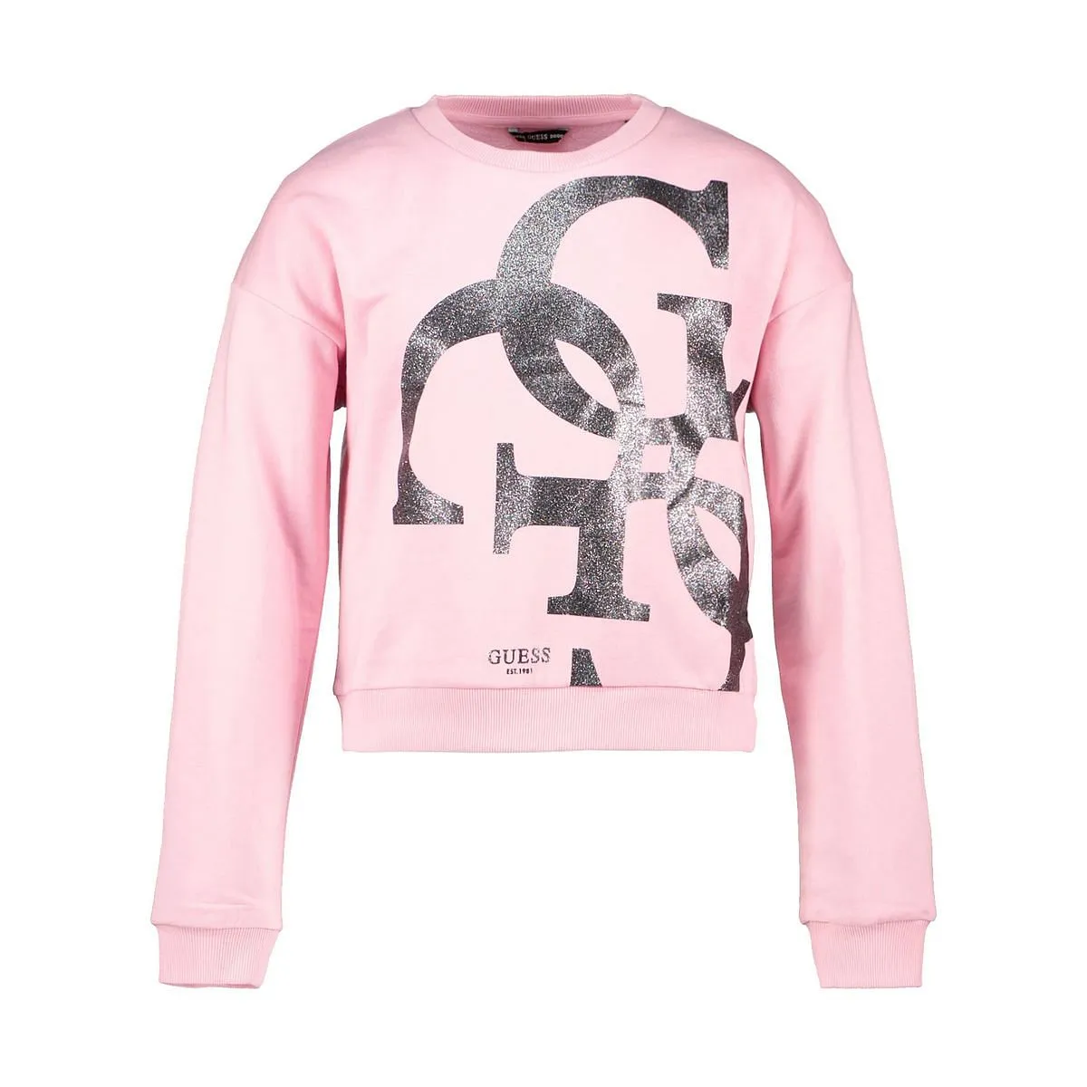      GUESS FELPA GIROCOLLO BIG LOGO BAMBINA  