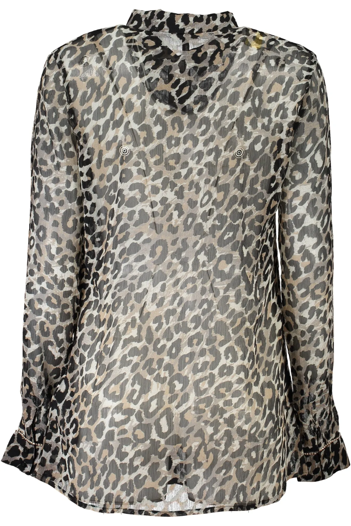 GUESS JEANS CAMICIA MANICHE LUNGHE DONNA NERO
