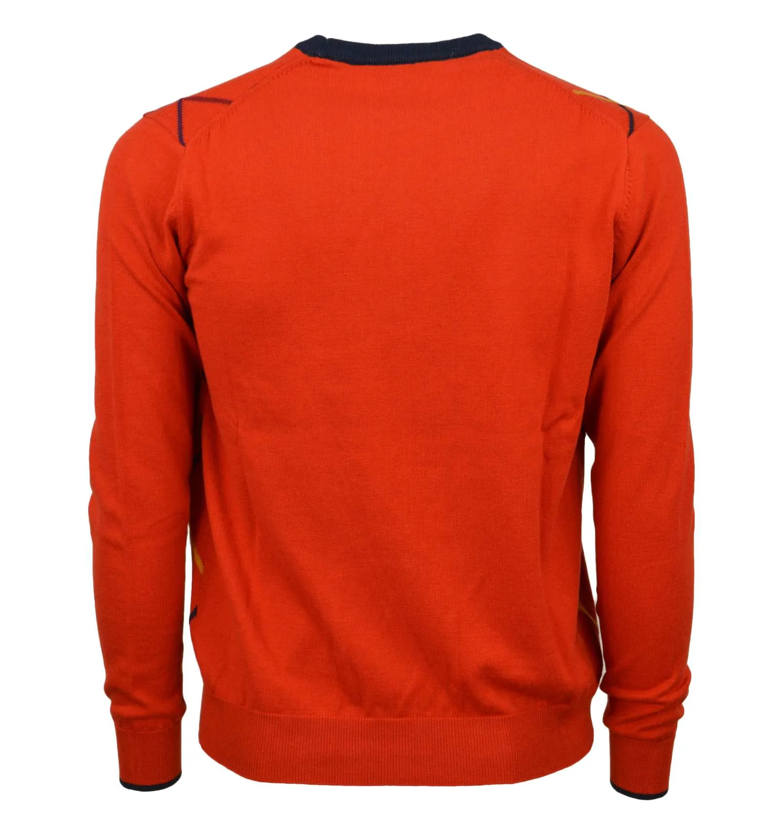 HARMONT & BLAINE uomo maglia paricollo rombi rosso HRI466 030788 523