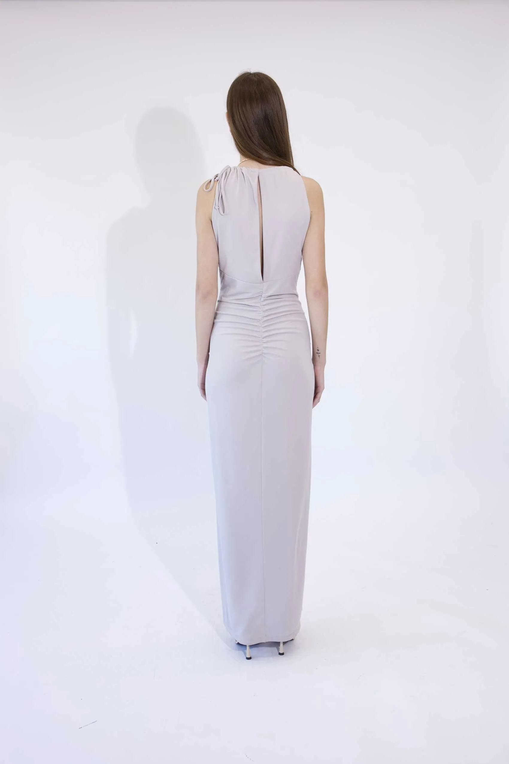 Haveone - ABITO CON COULISSE E ARRICCI sabbia