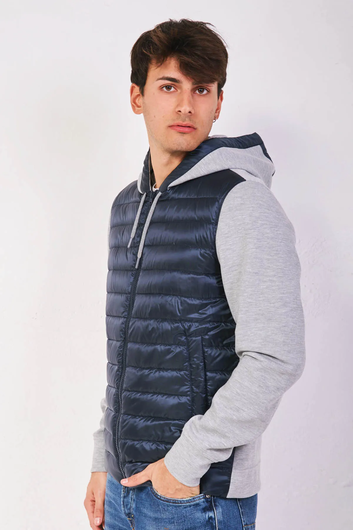 HERNO Bomber in nylon ultralight e felpa