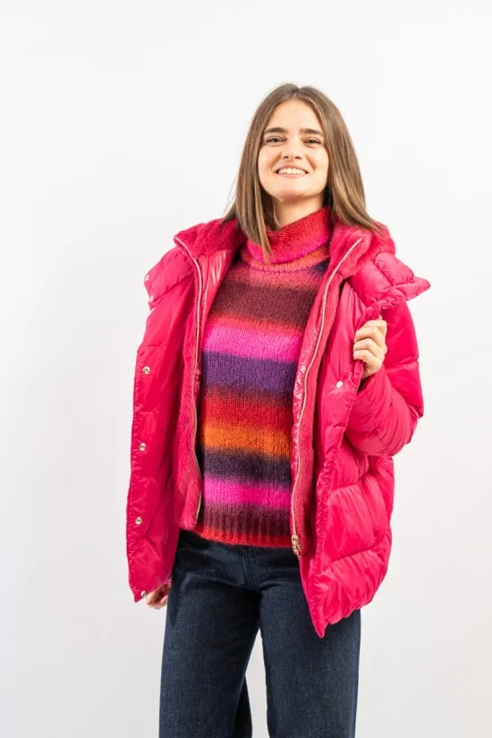 HERNO CAPPA IN RASO CON PETTORINA PI001752D 12170
