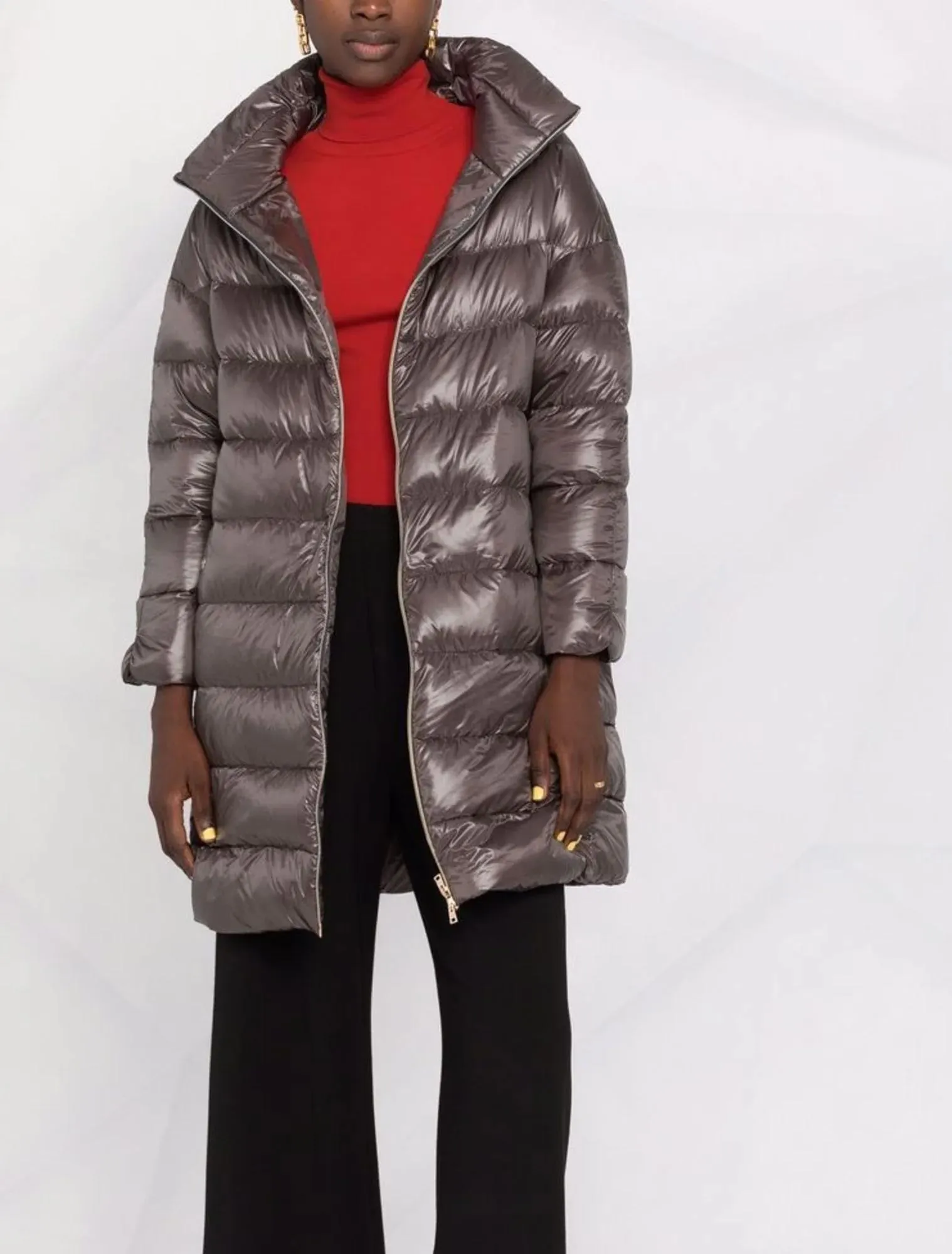 Herno Coats Grey