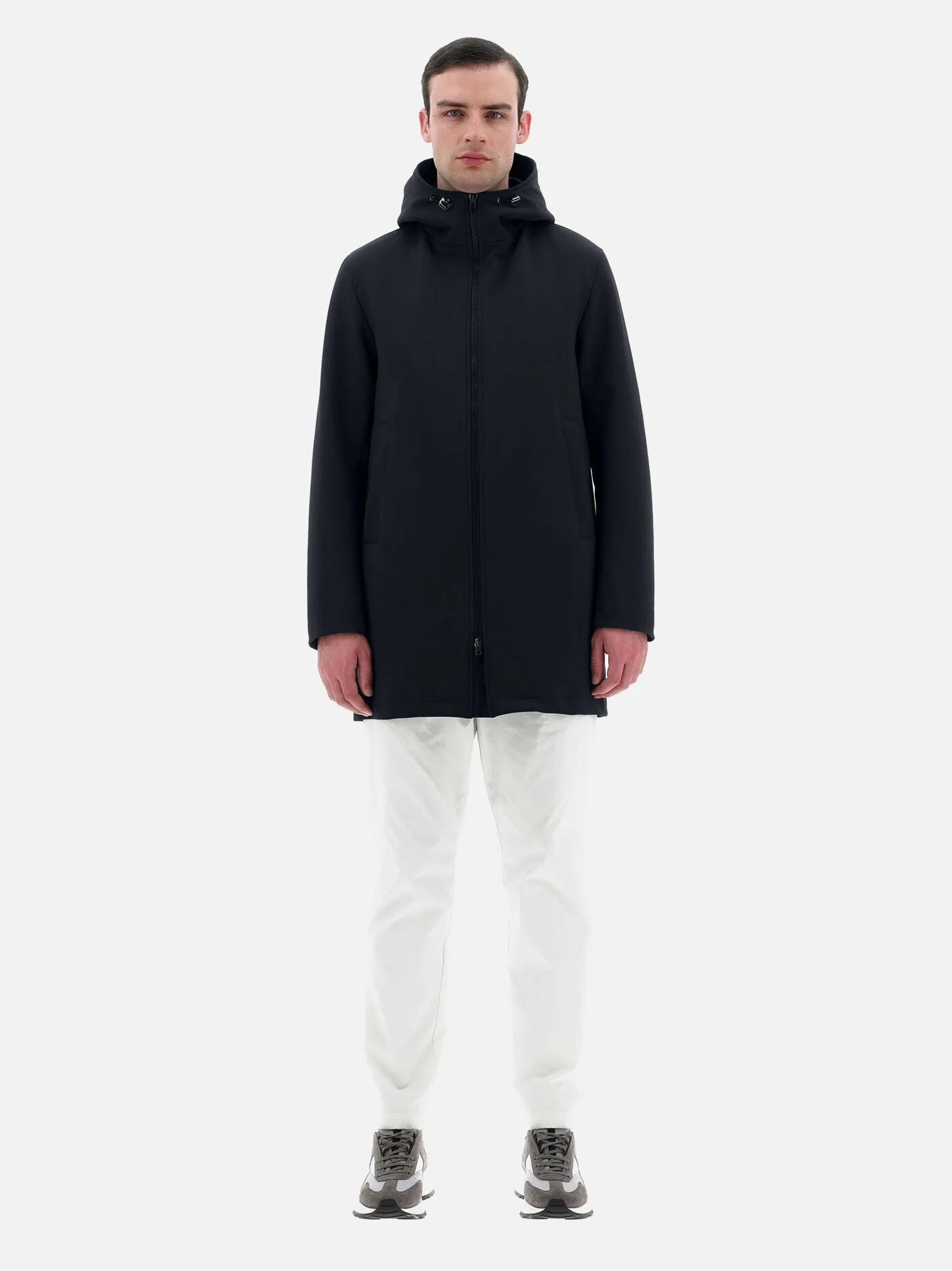 Herno ----Parka in scuba stretch Herno