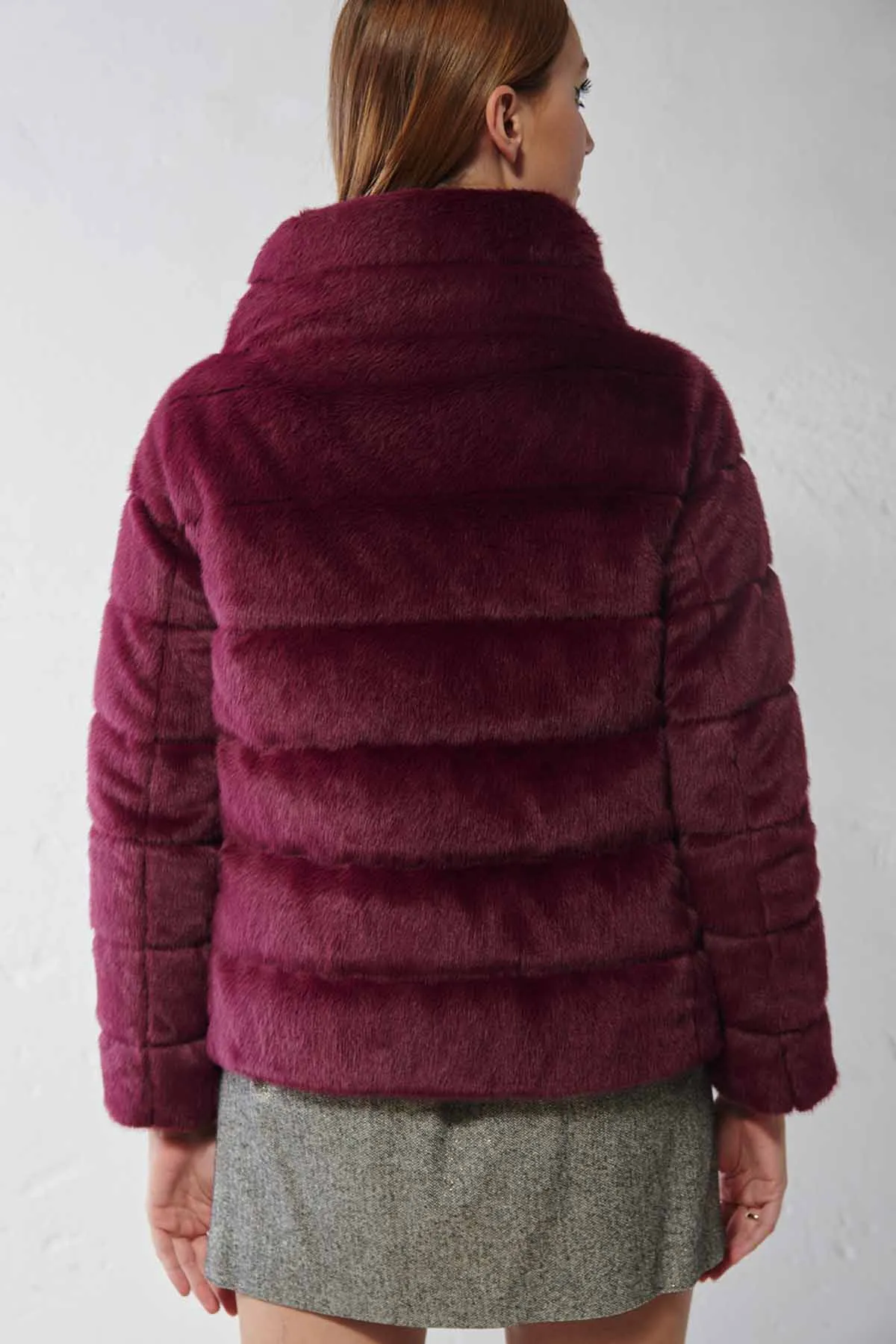 HERNO Piumino in Eco-pelliccia Cappa LADY