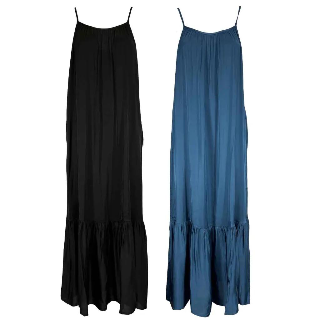 HUMILITY 1949 abito donna over HD/RO-RANDAS 100% viscosa MADE IN ITALY