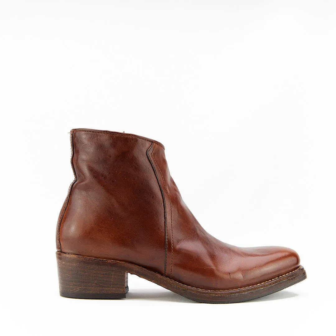 INDAM CUOIO - Stivaletto con Zip Donna in Vitello Vegetale - HUNDRED100