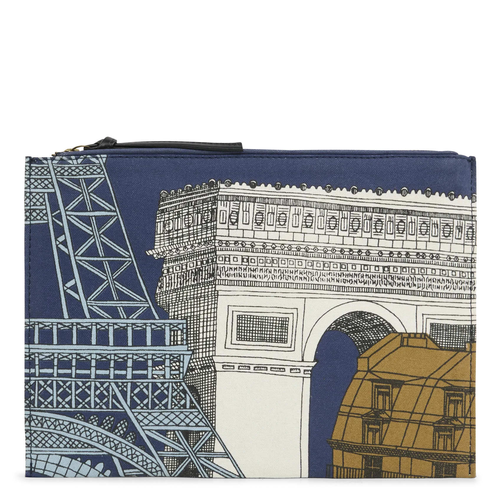  INOUI EDITIONS   PARIS - Pochette stampata in cotone | Blu