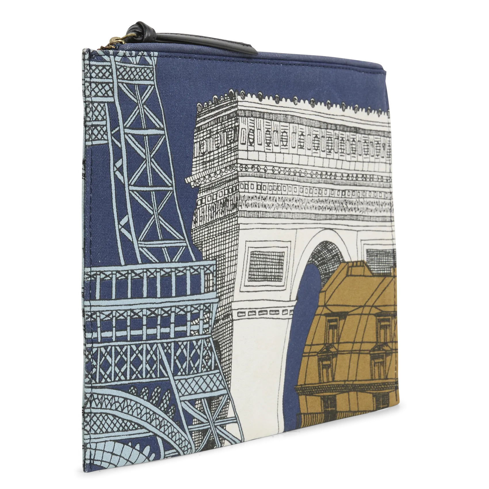  INOUI EDITIONS   PARIS - Pochette stampata in cotone | Blu