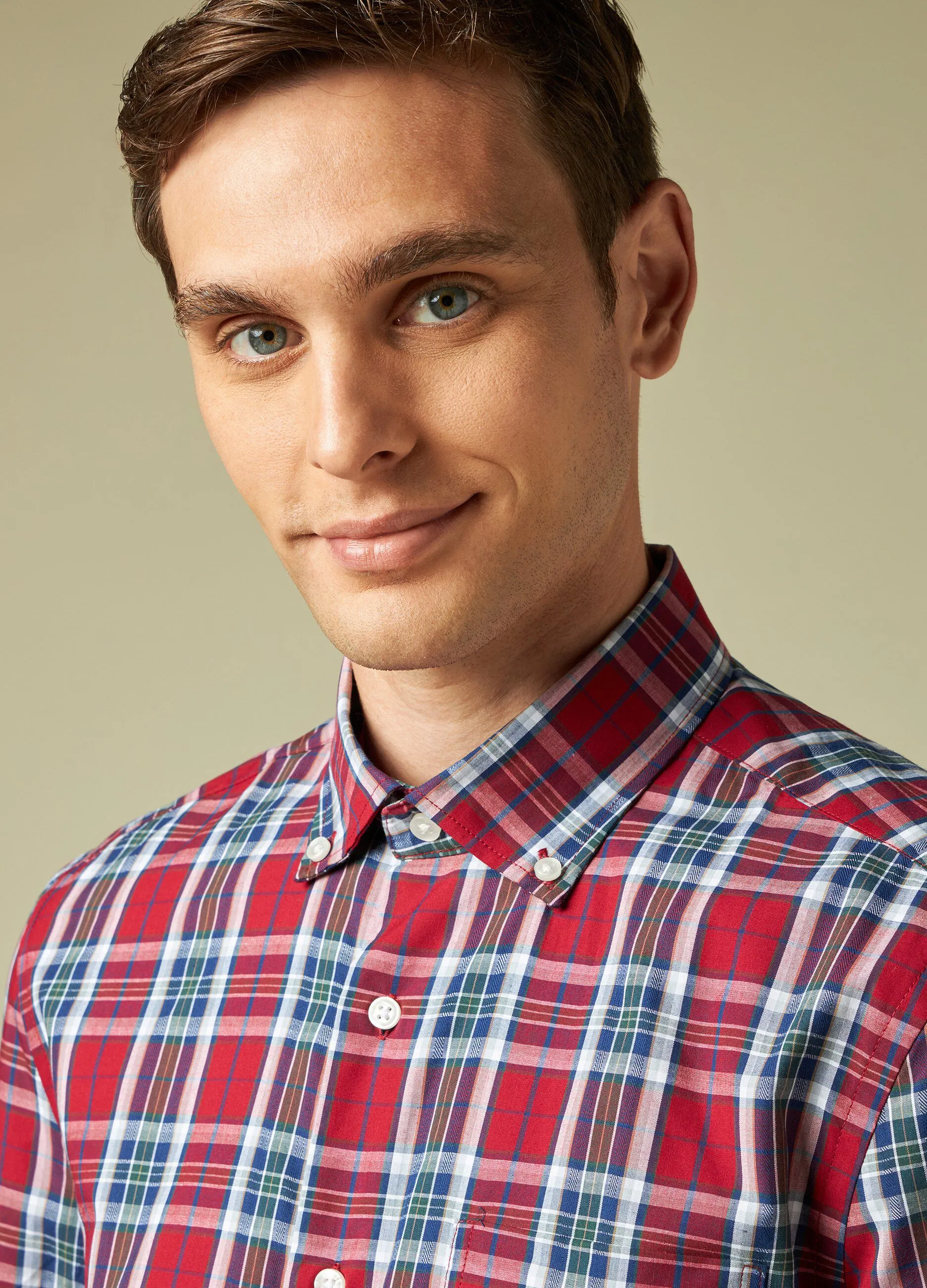 J. HART & BROS  Camicia a quadri uomo